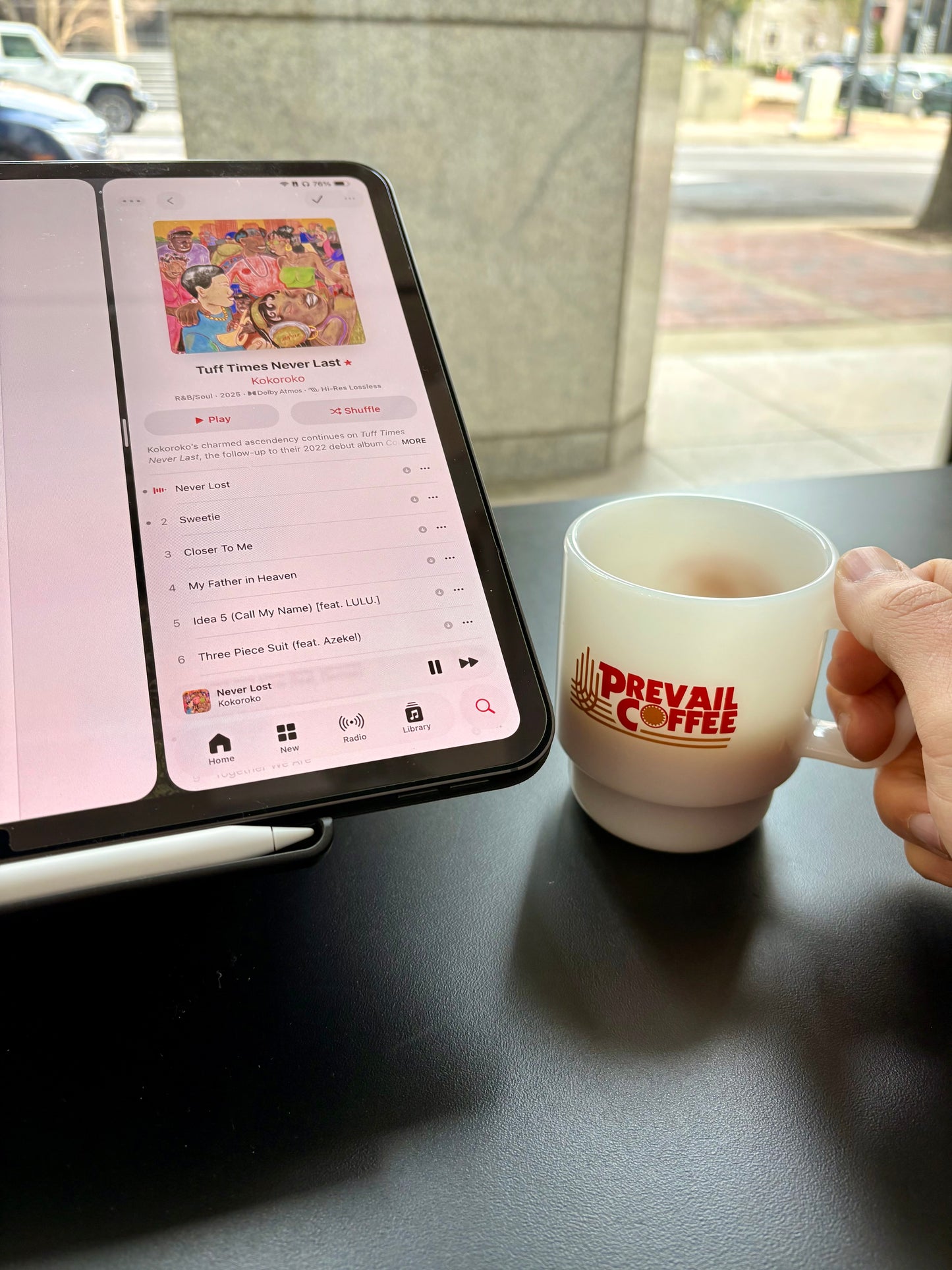 Vintage Milk Glass Mug