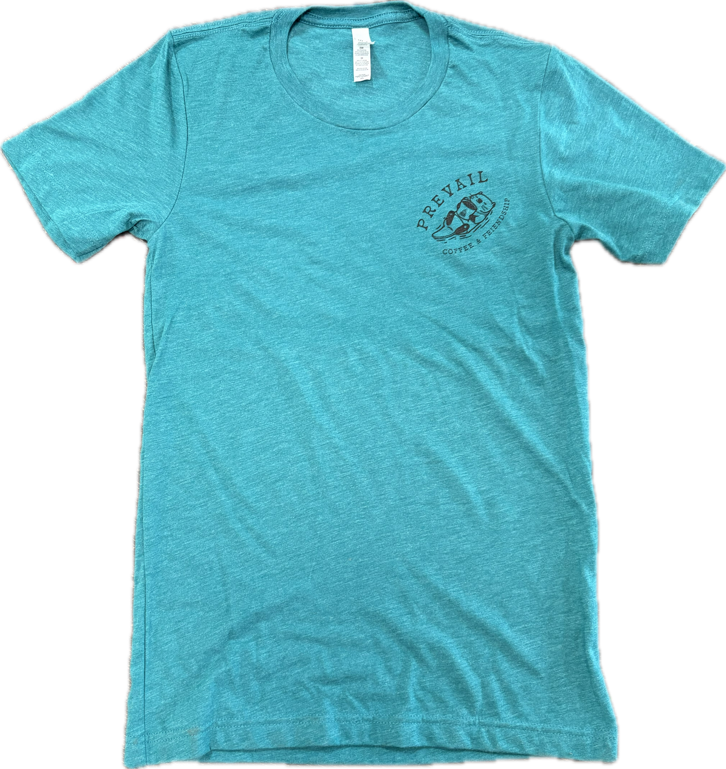 Coffee & Friendship + Tug the Otter T-Shirt *KIDS SIZES* | Emerald