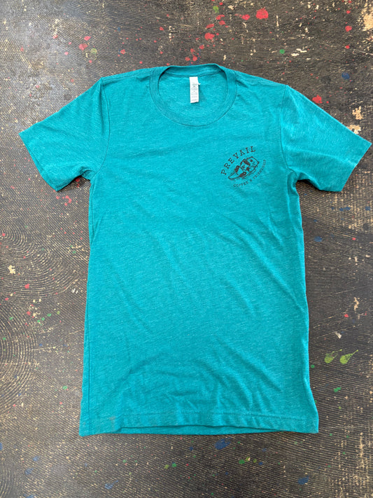 Coffee & Friendship + Tug the Otter T-Shirt *KIDS SIZES* | Emerald