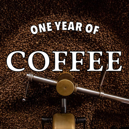ONE YEAR OF COFFEE ✨ one free bag of coffee + a mug!