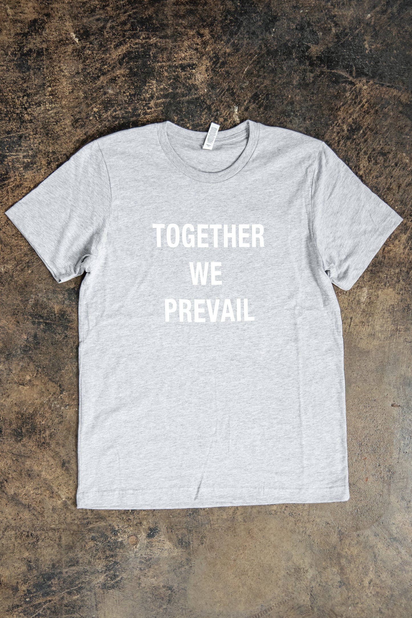 Together We Prevail T-Shirt | Light Heather Grey
